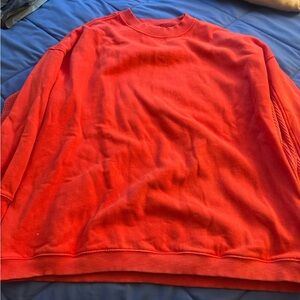 Aerie Red Crewneck Sweater